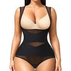 Crafted From High-Quality Nylon And Spandex, Our Tummy Control Shapewear Offers Exceptional Stretch, Durability, And Long-Lasting Performance. The Faja Shapewear For Women Innovative Sheer Mesh Fabric Ensures A Gentle Yet Hold Everything In Place , While Maintaining Breathability And Superior Control. Achieve A Seamless And Flattering Silhouette With Ease. This Lightweight One-Piece Bodysuit Provides All-Day Comfort, Making It Ideal For Any Occasion Or Outfit. Our Slimming Corset Shapewear Featu Body Shaper Corset, Best Waist Trainer, Shapewear For Women, Corset Shapewear, Shapewear Bodysuit, Compression Leggings, One Piece Bodysuit, Women's Shapewear, Body Shaper