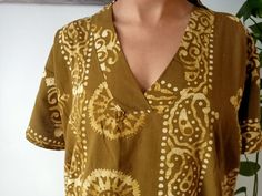 This Item is handmade. The fabric used is top quality cotton to ensure your skin is pampered and always natural. The design is multi functional depending on your mood, Use it like a kaftan to lounge around the house in or even as a swim cover up for your day at the beach or pool. The second item and consecutive items of the same order are USD 5 shipping Washing Care: Hand wash for the first wash,Following which a gentle cycle in the machine. Bohemian Cotton Maxi Dress With Natural Dye, Bohemian Cotton Maxi Dress With Batik Print, Brown Cotton Maxi Dress For Vacation, Handmade Cotton Bohemian Dresses, Summer Cotton Maxi Dress Free Size, Bohemian Cotton Maxi Dress With Relaxed Fit, Free Size Cotton Maxi Dress For Festivals, Cotton Maxi Dress For Festivals In Free Size, Cotton Batik Print Short Sleeve Maxi Dress