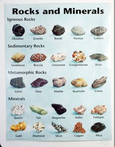 Mineral Chart, Tanaman Air, Rock Hunting, Rock Types