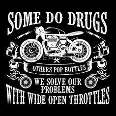 Tee Shirts Diy, Harley Davidson Wallpaper, Funny Motorcycle, Shirts Diy, Skull Decal, Cafe Racer Build