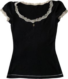 Amazon.com: Women Y2K Lace Tee Shirt Girls Vintage Lace Tops 90s 2000s Retro Grunge Fairy Tank Tops Camisole Fashion Summer Outfit (IA Black, S) : Clothing, Shoes & Jewelry Lace Tee Shirt, Crewneck Aesthetic, Grunge Tee, Tøp Aesthetic, Aesthetic Streetwear, Lace Tee, Fitted Blouses, Cropped Tops, Fairy Grunge