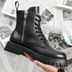 Plus Size Leather Boots, Up to Size 48 EU/ 13.5 US 15% off on sales now! Discount will automatically add to your checkout page. Shop now: https://artskoreanman.com/products/plus-size-leather-boots #koreanstyles #kpop #unisex #unisexfragrance #suitstyle #asianboy #asianmodel #sweet #sweetfashion #gayfashion #lesbians #lgbt#shoes #sneakers Lesbian Boots, Chelsea Fashion, Plus Size Leather, Riding Shoes, Gay Fashion, Round Toe Shoes, Stylish Plus, Suit Style, Unisex Shoes