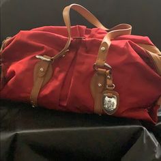 Excellent Condition, Water Proof Fabric, Beautiful Red , Converse Bag Converse Bag, Ralph Lauren Fabric, Red Converse, Ralph Lauren Bags, Water Proof, High Quality Leather, Converse, Bag Lady, Ralph Lauren