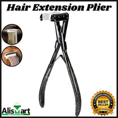 ITEM DESCRIPTION : This Tool Kit has everything you need to easily apply and remove Hand Tied Hair Extensions: Tool Case Tape in Hair Extension Plier (1) Hand Tied Hair Extensions, Black Tape, Tool Case, Tape In Hair Extensions, Professional Hair, Professional Hairstyles, Hair Extension, Hair Styling, Pliers