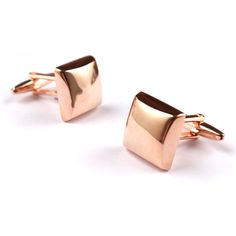 Rose Gold Square Cufflinks | OTAA Rose Gold Suit, Rose Gold Cufflinks, Gold Suit, Rose Gold Square, Diamond Cufflink, Gold Cufflinks, Shirt Cuff, Tuxedo For Men, Types Of Gemstones