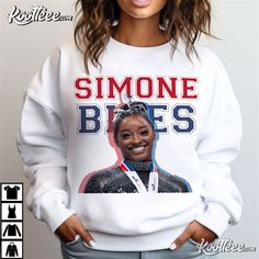 Simone Biles Gymnastics Olympics Paris 2024 T-Shirt Simone Biles Gymnastics, Gymnastics Olympics, Gymnastics Stuff, Dream Things, 2024 Olympics, Music Cartoon, Simone Biles, European Tour, Comfort Colors Tee