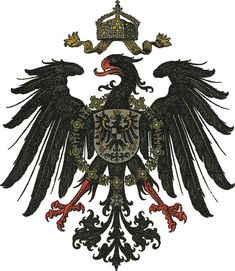 the coat of arms and two headed birds