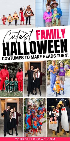 Get ready for trick-or-treating season with these adorable family Halloween costumes! From scary superheroes to spooky storybook characters, you'll find the perfect look for your family. Show off your creativity this holiday -- click now and start planning your Halloween costumes! Costumes For Family Of 3, Family Of 6 Halloween Costumes, Family Of 5 Halloween Costumes, 6 Halloween Costumes, Family Of 4 Halloween Costumes, Family Of 3 Halloween Costumes, 4 Halloween Costumes, 5 Halloween Costumes