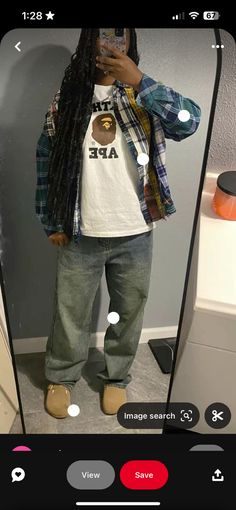 Vintage Wash Jeans Outfits, Flannel Outfit Fall, Flannel Outfit, Vintage Wash Jeans, Hype Clothing, Streetwear Fits, Jeans Outfits, Street Fashion Men Streetwear, Outfit Inspo Casual