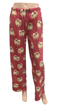 Dog Print Lounge Pants - Pomeranian Unisex Pajamas, Everyday Clothing, Pomeranian Dog, Novelty Socks, Pajama Bottoms, Dog Print, Comforters Cozy, Lounge Pants, Pajama Set