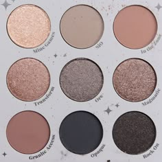 ColourPop Of Quartz 9-Pan Pressed Powder Palette Review & Swatches Colourpop Of Quartz, Of Quartz Colourpop Looks, Colourpop Of Quartz Looks, Product Wishlist, Fav Products, Beauty And The Beat, Powder Palette, Eye Palette