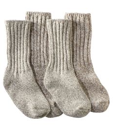 Adults' Merino Wool Ragg Socks, 10" Two-Pack | Socks at L.L.Bean Comfortable Wool Socks For Fall, Cozy Wool Socks For Winter, Mens Dress Socks, Mens Crew Socks, Wool Socks, Socks And Tights, Cotton Socks, Ll Bean, L L Bean