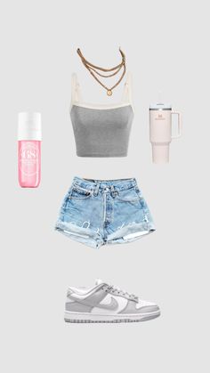 Outfit Inspo Casual, Casual School Outfits, Trendy Summer Outfits