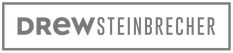 the logo for drewstenbrecher, which is in grey and white with black lettering