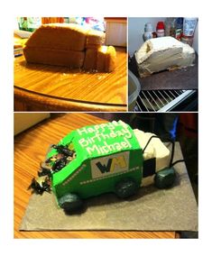 a cake made to look like a truck