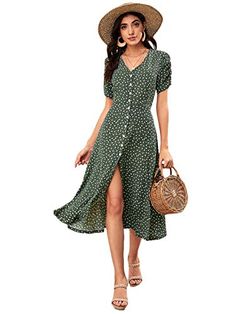 Brin's Amazon Page Below The Knee Dress, Bad Dresses, Western Dresses For Women, Below The Knee Dresses, A Line Maxi Dress, Dress Cottagecore, Boho Summer Dresses, Cottagecore Dress