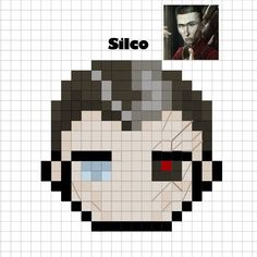 an image of a face made out of legos with the words slice on it