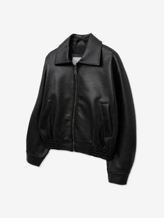 Composition : VEGAN LEATHER 100%Country of Origin : CHINA Sleek Black Leather Jacket, Chic Black Leather Jacket, Black Leather Jacket With Leather Lining, 2024 Outfits, Fall 2024, Vegan Leather, Jackets & Coats, Composition, China