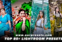 the top 80 + lightroom presets for photoshopped in 4 different styles