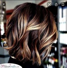 Bob Hairstyle Ideas, Summer Hair Color Ideas, Hair Length Chart, Shoulder Length Bob, Hair Color Crazy, Gorgeous Hair Color, Fall Hair Color For Brunettes, Hair Color Light Brown, Trendy Hairstyle