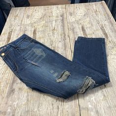 Questions? Leave A Comment Below! Distressed Denim Cropped Jeans, Casual Distressed Medium Wash Cropped Jeans, Casual Ripped Cropped Jeans In Denim Blue, Casual Cropped Distressed Jeans In Dark Wash, Ripped Dark Wash Cropped Jeans, Distressed Medium Wash Cropped Denim Jeans, Distressed Blue Cropped Cotton Jeans, Blue Distressed Cropped Cotton Jeans, Blue Distressed Cotton Cropped Jeans