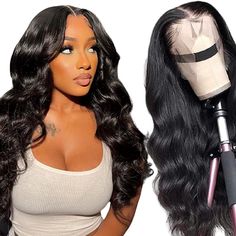 PRICES MAY VARY. Body Wave Lace Front Wigs Human Hair Material: 12A Lace Front Wigs Human Hair, All The Hair Cut from Young Girls, Healthy and Natural. Be Dyed, Bleached, or Curled to Any Style. Human Hair Lace Front Wigs Quality: Body Wave Human Hair Wig Purely Handmade Upgraded Version with 220% Density HD Lace Front Wigs Human Hair .Full and Thick Wigs,Soft and Smooth, Thicker and More Elastic ,No Tangle, No Shedding True Length. 13X4 Lace Front Wigs Human Hair: Made of 13X4 High-Definition T Body Wave Lace Front Wigs, Glueless Wigs, Lace Front Wigs Human Hair, Wigs Human Hair, Hair Replacement, Body Wave Wig, Front Lace Wigs Human Hair, Hair Quality, Long Wigs