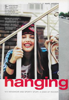 a woman behind bars with the words hanging on her head and in front of them