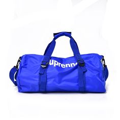 Short-Distance Travel Bag Large-Capacity Unisex Portable Sports Gym Bag - Blue - 4089582514 - Bags, Travel Bags  #TravelBags #Bags # #Travel #Bags Casual Large Capacity Nylon Duffle Bag, Sporty Shoulder Travel Bag For Outdoor Activities, Blue Large Capacity Gym Bag, Functional Sports Travel Shoulder Bag, Functional Shoulder Travel Bag For Sports, Functional Sports Shoulder Travel Bag, Blue Nylon Bags For Outdoor Activities, Sporty Large Capacity Backpack Shoulder Bag, Functional Large Capacity Duffle Bag For Streetwear