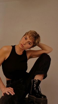 Short Hair Model, Crop Haircut, Hollywood Hair, Shirt Hair, New Hairstyle, Very Short Hair