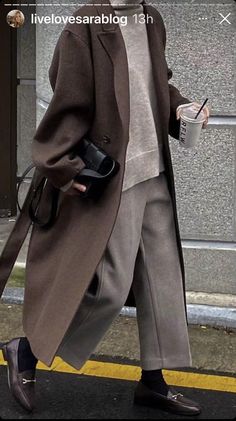 Cph Style, Streetwear Winter, Mode Casual, Brown Coat, Coat Outfits, Autumn Outfit, 가을 패션, Mode Inspiration, Winter Fashion Outfits