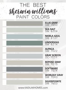 the best sherylin williams paint colors