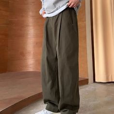 Wiaofellas - Male Trousers Tailoring Wide Straight White Clothes Men's Casual Pants New in Sale Regular Fit Slacks Cheap Baggy High Quality Please note 1 cm = 0.39 inch,1 inch = 2.54 cm✅ S: Height 155-160 cm ; Weight 42.5-47.5 kg✅ M: Height 160-165 cm ; Weight 47.5-55 kg✅ L: Height 165-170 cm ; Weight 52.5-62.5 kg✅ XL: Height 170-180 cm ; Weight 60-70 kg✅ XXL: Height 175-180 cm ; Weight 70-80 kg✅ 3XL: Height 175-185 cm ; Weight 80-90 kg✅ 4XL: Height 175-190 cm ; Weight 90-100 kg✅ 5XL: Height 175 Male Trousers, Fitted Slacks, White Clothes, Blazer Shirt, Silk Trousers, Hot Jeans, Mens Pants Fashion, Mens Casual Outfits, Mens Pants Casual