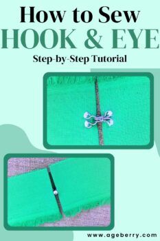 how to sew hook and eye step - by - step guide for beginners