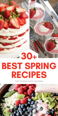 Best Spring Recipes Healthy Spring Snacks, Springtime Meals, Refreshing Spring Recipes, Seasonal Meals, Spring Fruits, Spring Dinners, Spring Foods, Spring Meals, Summertime Salads