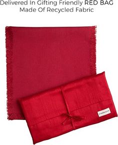 MDS Pack of 1 Satin Table Runner 12 x 108 inches Long Premium Charmeuse Sateen Bright Silk Smooth Table Runner for Thanksgiving Halloween Christmas Party Home Decorations - Apple Red Winter Kitchen