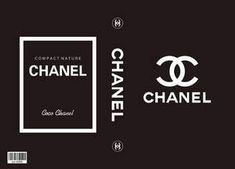 a book cover with the words chanel and an image of a chanel logo