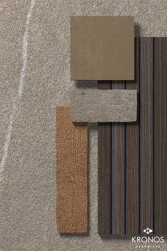 the flooring samples are laid out on top of each other, with different colors