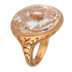 Pomellato  10 Carat Quartz Cocktail Rose Gold Ring Sz 5.75 0002449 Luxury Faceted Topaz Ring, Classic Rose Gold Topaz Ring For Formal Occasions, Classic Rose Gold Topaz Ring For Formal Events, Elegant Oval Rose Gold Topaz Ring, Formal Rose Gold Brilliant Cut Topaz Ring, Elegant Rose Gold Oval Topaz Ring, Luxury Faceted Ring For Wedding, Luxury Faceted Rings For Formal Occasions, Luxury Faceted Wedding Ring