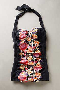 Seafolly Floral Boyleg Maillot - anthropologie.com #anthroregistry Affordable Swimsuits, Shrinking Violet, Best Swimsuits, It Goes On, Swimwear Brands, Spring Summer Fashion, Bathing Suit, Size Clothing