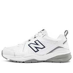 (WMNS) New Balance 608 'White Black' WX608SN5 (SNKR/Women's/Training/Non-Slip/Breathable/Wear-resistant) New Balance 608, Sneaker Collection, Training Shoes, New Balance, White And Black, Shoes Sneakers, Sneakers, How To Wear, White