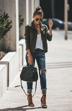 Looks Chic, Stitch Fix Style, Womens Fashion Casual, Look Fashion, Ripped Jeans, Jeggings