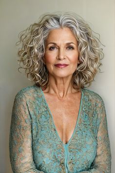 Explore 11 stunning long hair styles that prove women over 60 can rock longer locks with grace, offering looks from casual to sophisticated. Grey Hair Color Curly, Curly Silver Hair, Curly Hair Techniques, Silver Sprinkles, Long Hair Highlights, Grey Curly Hair, Hair Mistakes, Beautiful Gray Hair