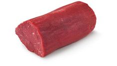 a piece of raw meat on a white background