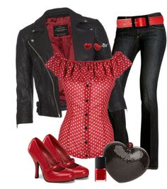 "Bleeding Hearts contest #2" by jeanean-brown on Polyvore Jungkook Tattoo, Mode Rockabilly, Jungkook Boyfriend, Rockabilly Dresses, Look Retro, Rockabilly Fashion, Wearing Clothes, Mode Vintage, Looks Style