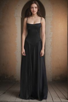 Olivia Mark - Elegant Long Dress with Sleeveless Design and Adjustable Straps Black Long Dress Elegant, Dresses Elegant Long, Long Dress Elegant, Backless Evening Gowns, Elegant Long Dress, Black Long Dress, Loungewear Dress, Butterfly Print Dress, Dress Elegant Long