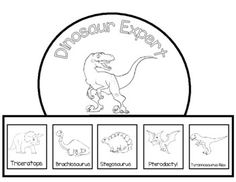 an image of dinosaurs and their names