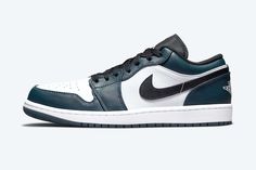 Air Jordan 1 Low ‘Dark Teal’ Jordan 1 Low Dark Teal, Teal Jordans, Jordan 1 Low Women, Nike M2k, Nike Air Jordan 1 Low, Adidas Spezial, Air Jordan Sneakers, Jordan Sneakers, Nike Dunk High