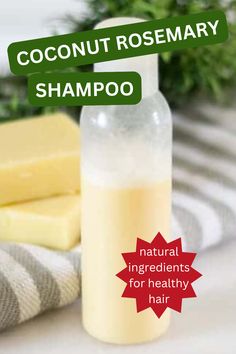 Making your own shampoo is simple and will leave your hair soft and moisturized. This coconut rosemary homemade shampoo is made with nourishing ingredients, rosemary essential oil and coconut milk. Diy Shampoo Recipe, Shampoo Diy, Rosemary Shampoo, Coconut Shampoo, Shampoo Recipe, Homemade Shampoo, Diy Shampoo, Skin Gel, Shampoo Bars