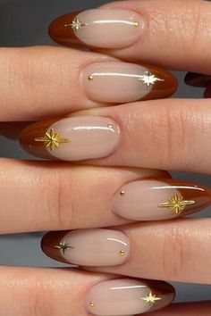 College Nails, Fall Nail Art Ideas, Ideas For Autumn, Fall Nail Trends, Cute Simple Nails, Nails Today, Shine Nails, Seasonal Nails, Soft Nails