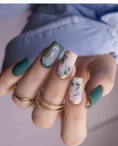 Subtle Nails, Beauty Nails Design, Nails 2023, Trendy Nail Art, Short Acrylic Nails Designs, Floral Nails, Chic Nails, Fancy Nails